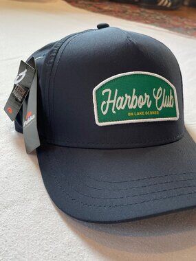 Harbor Club Patch Navy Snapback Hat